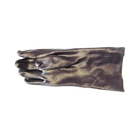 The Brush Man Right Hand Only 14 in Pvc Chemical-Resistant Gloves, Large, 24PK GLOVE-7714RHO